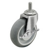 AL-57244B | 3" WHEEL BRAKE SWIVEL CASTER MONOTECH, SPECIFY FITTING