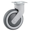 AL-86100 | 5" SWIVEL CASTER, PRECISION TPR, 2-3/4" X 3-3/4" PLATE