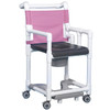 AL-52628 | DELUXE SHOWER/COMMODE CHAIR W/ CLOSED SEAT; 41"H X 21"W X 20"