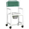 AL-52636 | 41"H SHOWER CHAIR COMMODE SPECIFY MESH COLOR