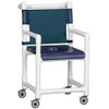 AL-57485 | DELUXE SHOWER CHAIR W/O PAIL NAVY SEAT, SPECIFY MESH COLOR