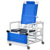 AL-66516 | DELUXE RECLINING SHWER/COMMODE CHAIR - 450 LBS CAPACITY