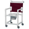 AL-66674 | SLANT SEAT SHOWER/COMMODE CHAIR; SPECIFY MESH COLOR