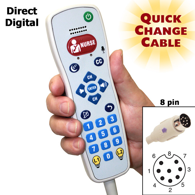 AL-84600 | PILLOW SPEAKER SERIES 8, 8-PIN NURSE, 2 LIGHTS, DIRECT