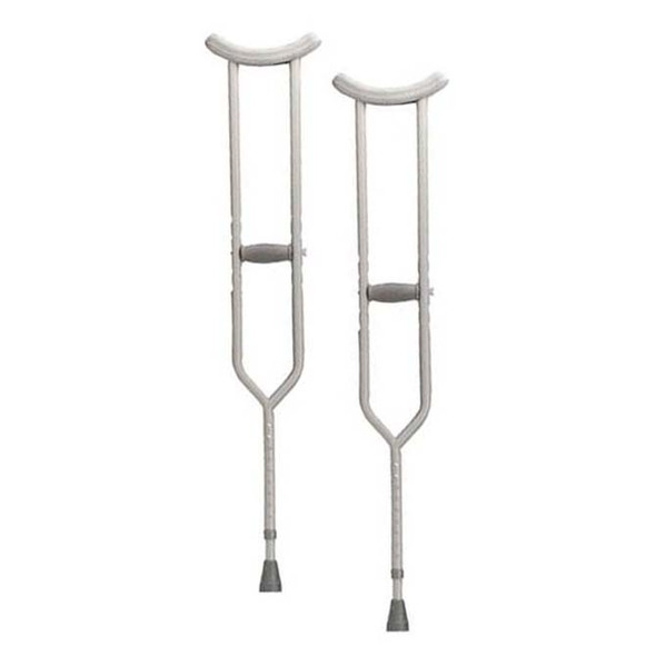 AL-61100 | BARIATRIC STEEL CRUTCHES (PAIR 550 LB CAP, SPECIFY HEIGHT
