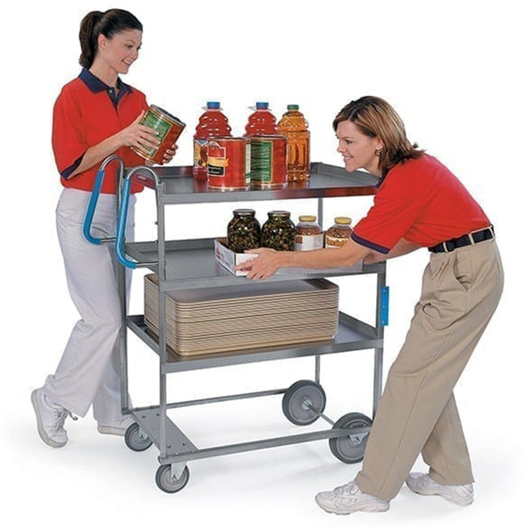 AL-89850 | ERGO-ONE UTILITY CART, STNLSS STL, 3-SHELF, 700 LB CAP