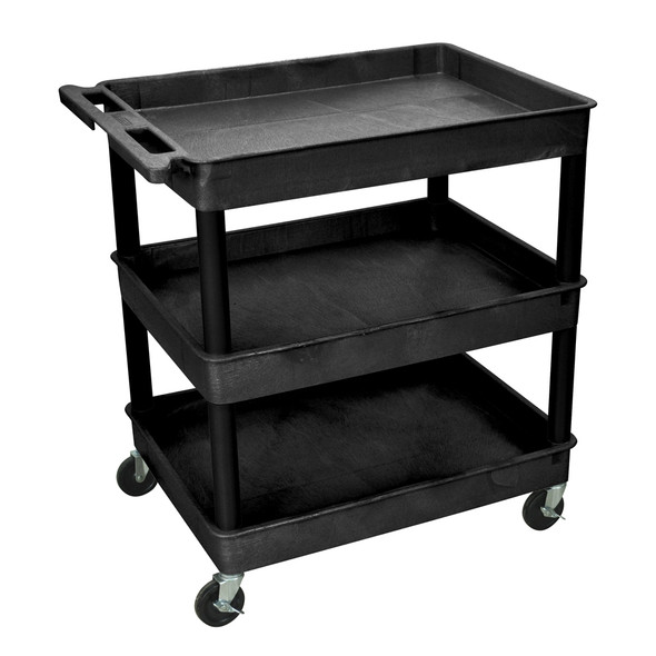 AL-TC111 | LARGE TUB CART W/ 3 SHELVES (SPECIFY COLOR)
