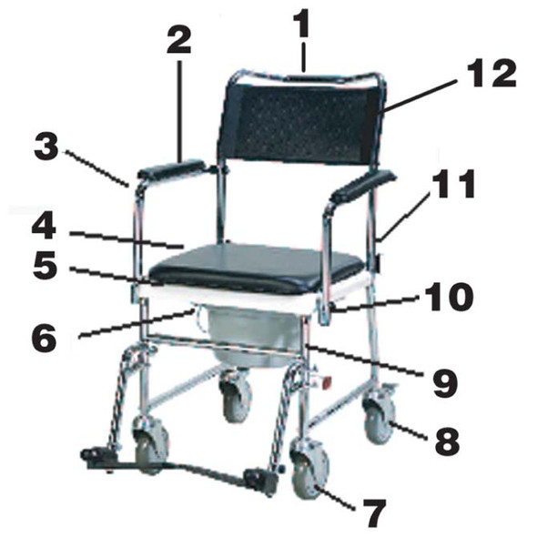 AL-76148 | PLASTIC SEAT 