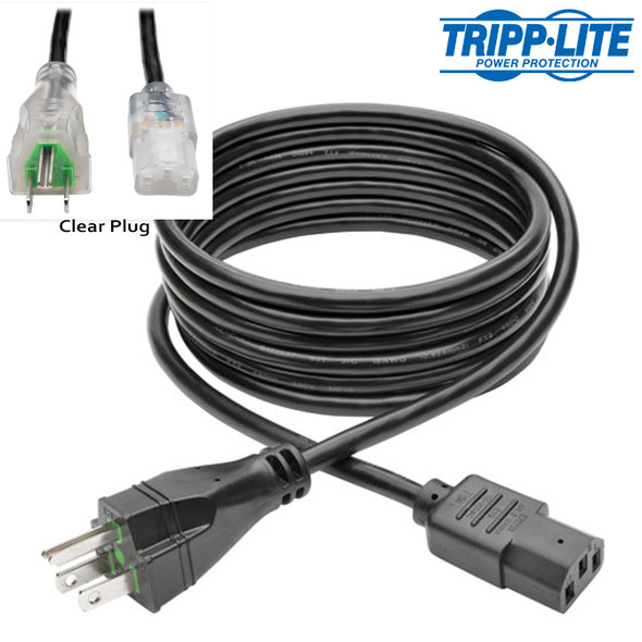AL-83489 | HOSP-GRADE BLACK POWER CORD SPECIFY PLUG COLOR & LENGTH