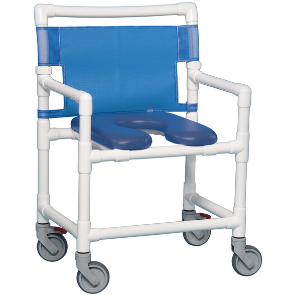 AL-77126 | 41" SHOWER/COMMODE CHAIR SPECIFY MESH COLOR