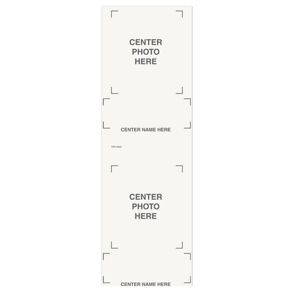 AL-INS-PPR2-154 | 2 SLOT CARDS FOR PICTURE RESIDENT ROOM SIGN