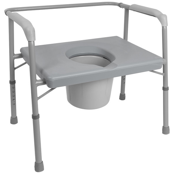 AL-91585 | BARIATRIC COMMODE WITH EXTRA WIDE SEAT - 2/CS