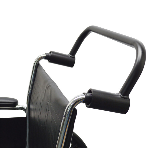 AL-93315 | PUSH BAR FOR WHEELCHAIR BLACK, SPECIFY SIZE