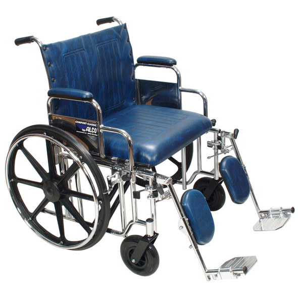 AL-70000 | 20" COMFORT CLASSIC SOLID SEAT WHEELCHAIR