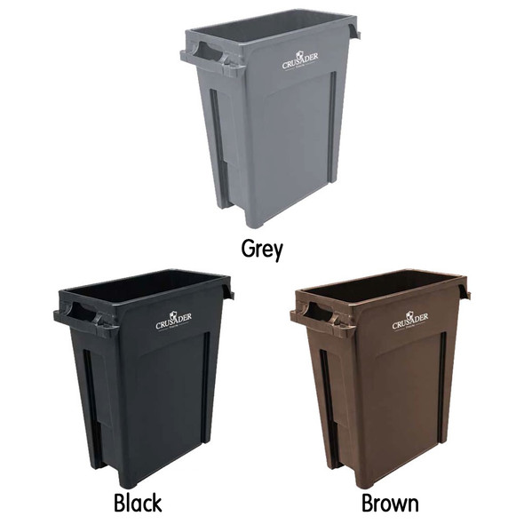AL-93476 | HEAVY-DUTY THIN TRASH CAN 22"L X 11"W SPECIFY GAL. SIZE