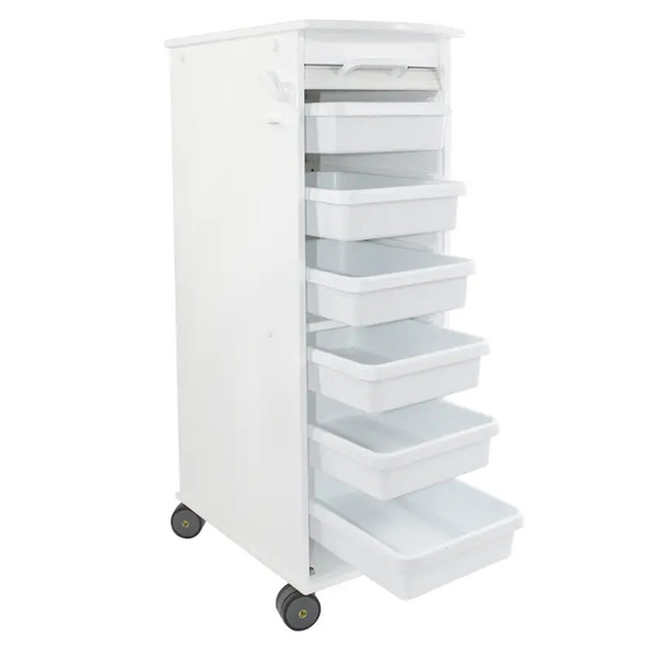 AL-93818 | MRI NARROW LOCKING CART 12-1/4"W X 34-5/8"H X 19-1/4"D