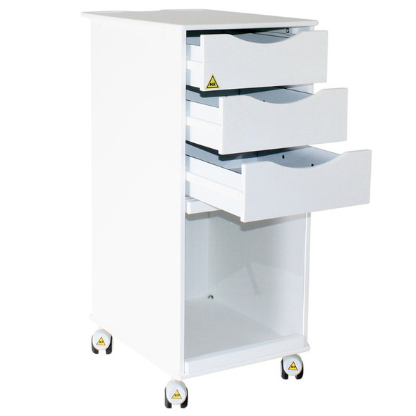 AL-93822 | SLIM MRI CORE CART, 3 DRAWERS 15-1/8"W X 33-1/2"H X 19-1/4"D