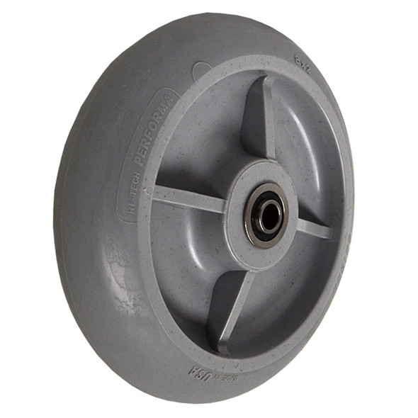 AL-16381 | 8" BALLOON WHEEL GREY RUBBER
