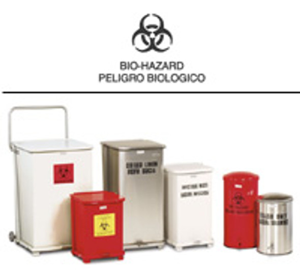 AL-51197 | "BIOHAZARD" DECAL BILINGUAL ENG/SPA