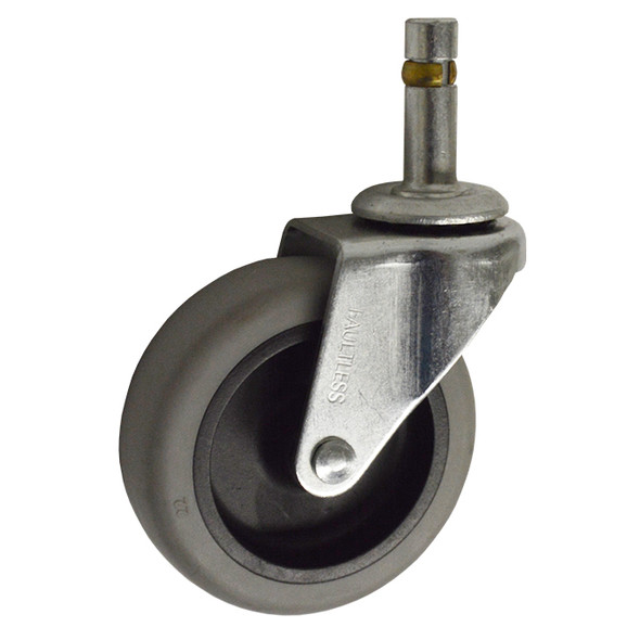 AL-51873 | 3" SWIVEL CASTER W/ GREY RBBR WHL 7/16" X 1-3/8" GRIP RING
