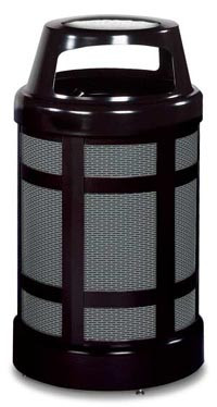 AL-60964 | WASTE RECEPTACLE W/ HINGED COVER TOP &