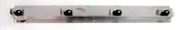 AL-61212 | 36"W MOP/BROOM HOLDER SATIN STAINLESS STEEL