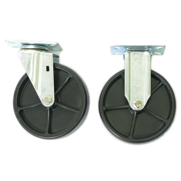 AL-64511 | 6" x 2" POLYOLEFIN CASTER SET - 2 RIGID/2 SWIVEL
