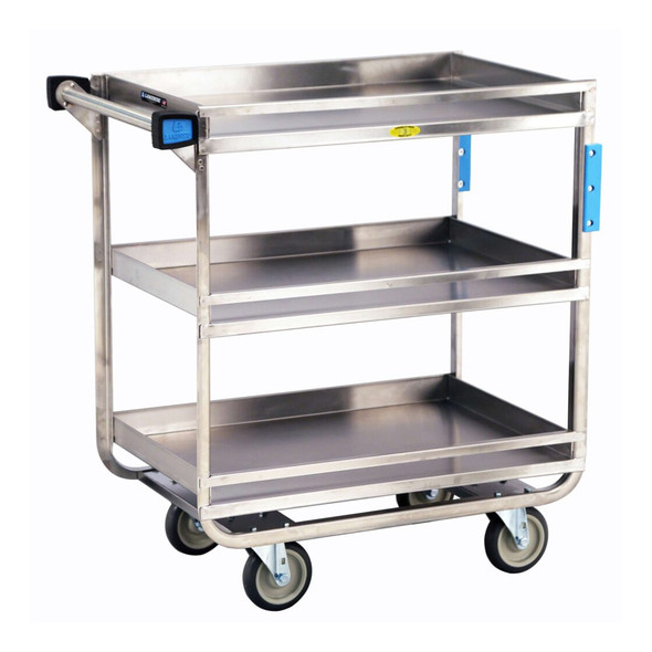 AL-68104 | 3 SHELF GUARD RAIL CART 700 LB CAP