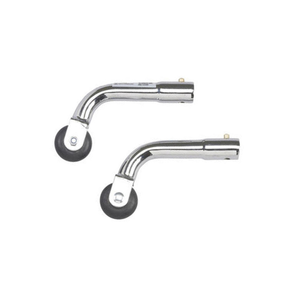 AL-74805 | ANTI-TIPPER W/ WHEELS; CHROME, PR