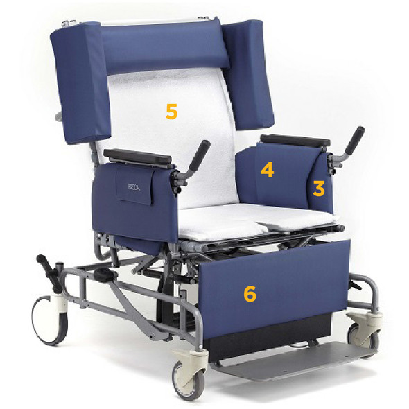 AL-88590 | LOWER BASE MOUNT SIDE PAD 985, SPECIFY COLOR, (PAIR)