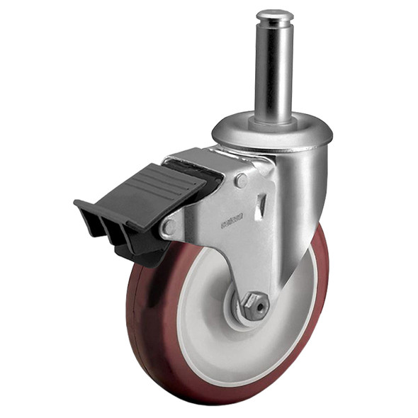 AL-15388-18 | 4" TOTAL LOCK CASTER GRIP RING 7/8" X 2-3/16", POLYURETHANE