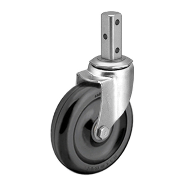 AL-15472-1 | 3-1/2" SWIVEL CASTER, BALL POLYOLEFIN, 7/8" SQUARE STEM