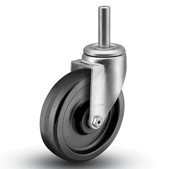 AL-17113-9 | 6" SWIVEL CASTER, PHENOLIC ROLLER, 7/8" X 2-1/2" ROUND