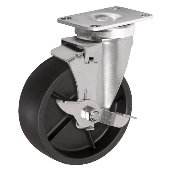 AL-64461-23 | 3" SWIVEL CASTER WITH 5/8-11 X 1-1/16 THREADED STEM