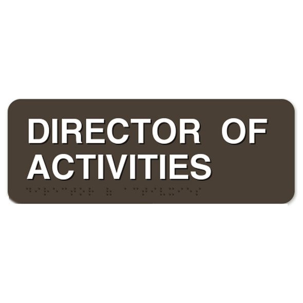 AL-ALTC-CR14-S20 | 4" X 11" 2-LINE COMMON ROOM SIGN W/BRAILLE-TAN