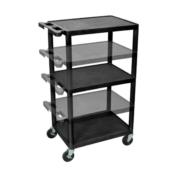 AL-LPDUO | MULTI-HEIGHT OPEN SHELF TABLE 
