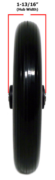 AL-70077 | 8" X 1" FRONT CASTER WHEEL