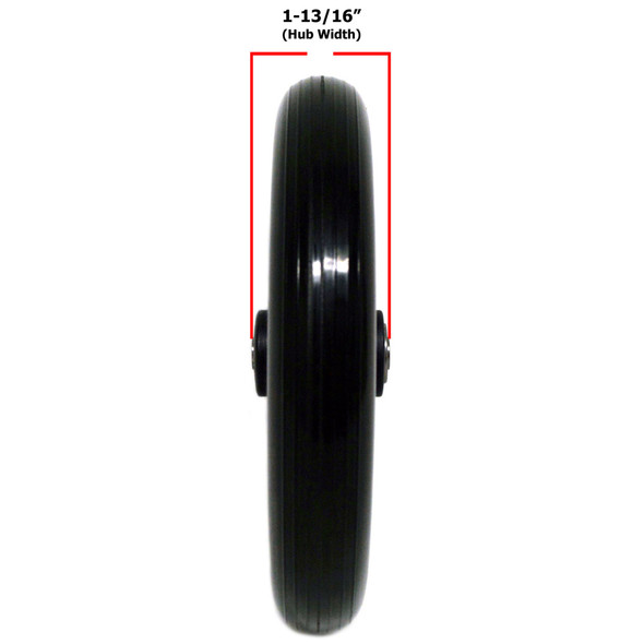 AL-70077 | 8" X 1" FRONT CASTER WHEEL
