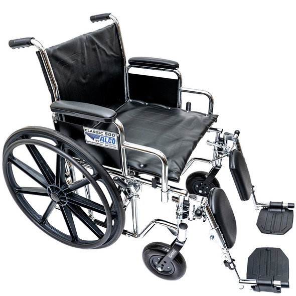 AL-70031 | 20"W CLASSIC 500 WHEELCHAIR SPECIFY ARM TYPE/LEG/FOOTREST