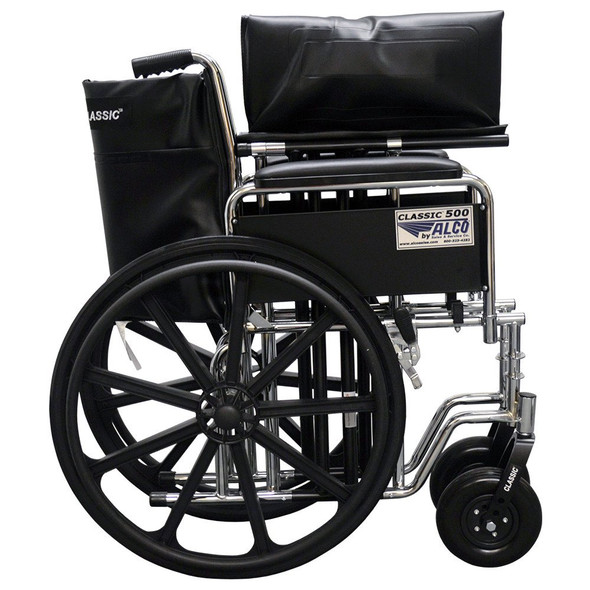AL-70033 | 24"W CLASSIC 500 WHEELCHAIR SPECIFY ARM TYPE/LEG/FOOTREST