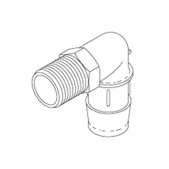 AL-80421 | ELBOW BARB FITTING 