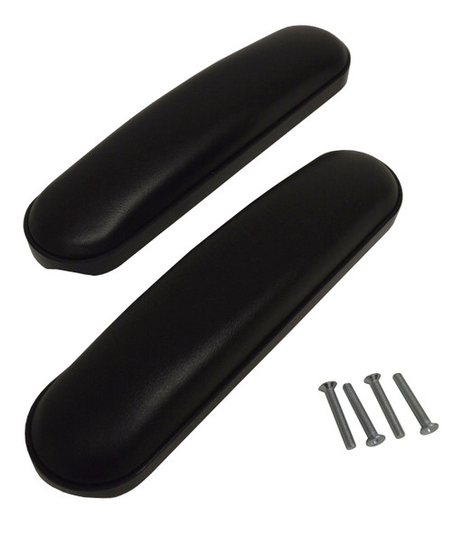 AL-78030 | DESK ARM PAD - 9-1/8"L BLACK BASE/ BLACK PAD (PAIR)