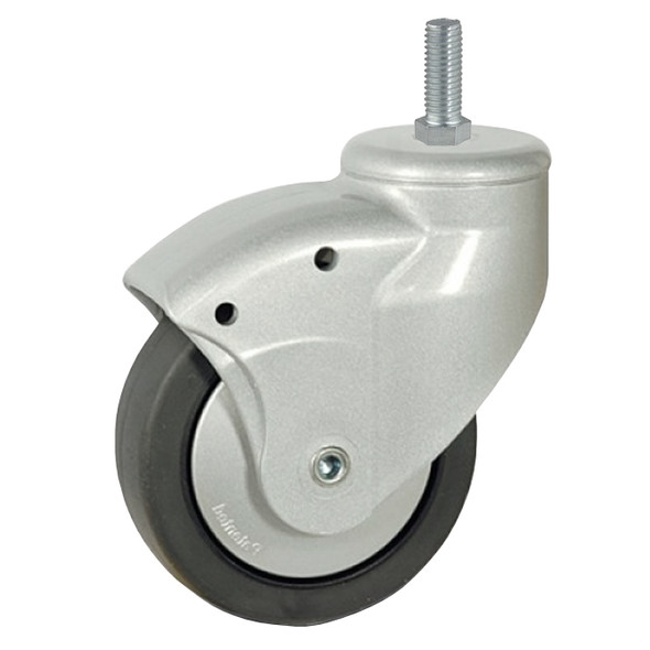 AL-71873-S5 | 3" SWIVEL CASTER, TPR 3/8"-16 X 1" THREADED STEM