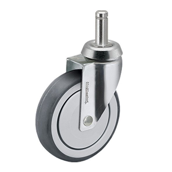 AL-86746 | 5" STAINLESS SWIVEL CASTER CONDUCTIVE, GRIP RING STEM