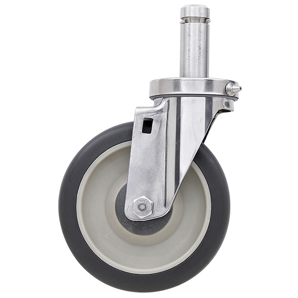 AL-87590 | 5" CART-WASHABLE SWIVEL CASTER POLY, BALL,27/32" X 2-1/2" G/R