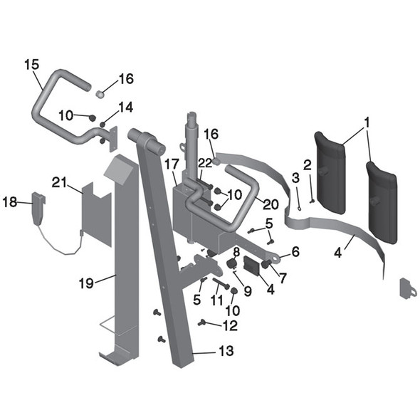 AL-73797 | BASE PLATE EL. POWERED CHASSIS ADJUSTMENT