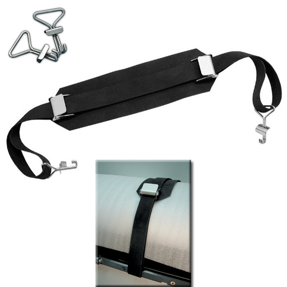 AL-63018 | 120" TABLE RESTRAINT STRAP W/2  BUCKLES W/ HOOKS