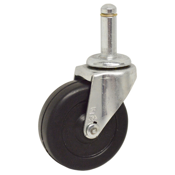 AL-15020 | 2-1/2" SWIVEL CASTER SOFT RUBBER, SPECIFY FITTING