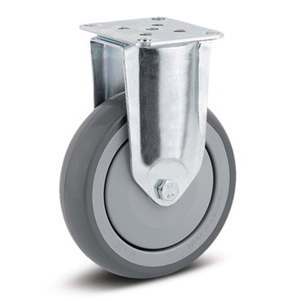 AL-41482 | 5" RIGID CASTER, POLYURETHANE PRECISION, SPECIFY TOP PLATE