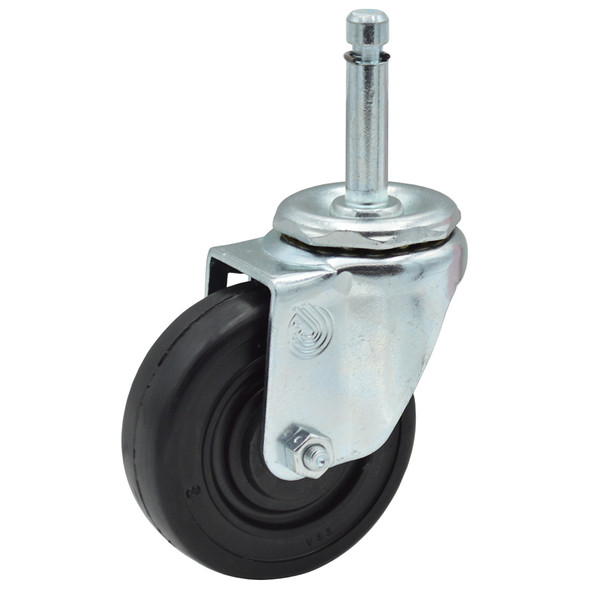 AL-6552 | 3" SWIVEL CASTER, RUBBER DELRIN, SPECIFY GRIP RING